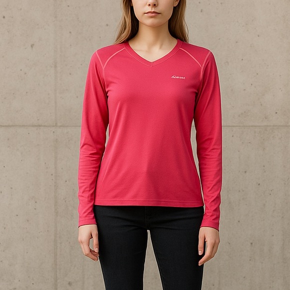 Pink Columbia Omni shade Sun Protection long sleeves top size S/P - Picture 3 of 7